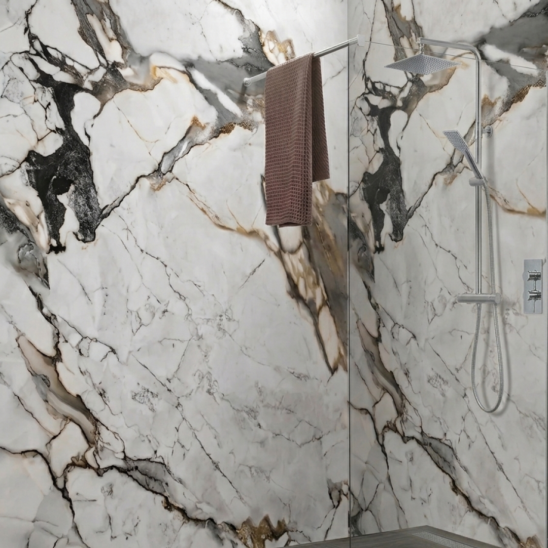 Diamond bathroom renovation package by Shower Smiths, Bath to walk-in shower conversion