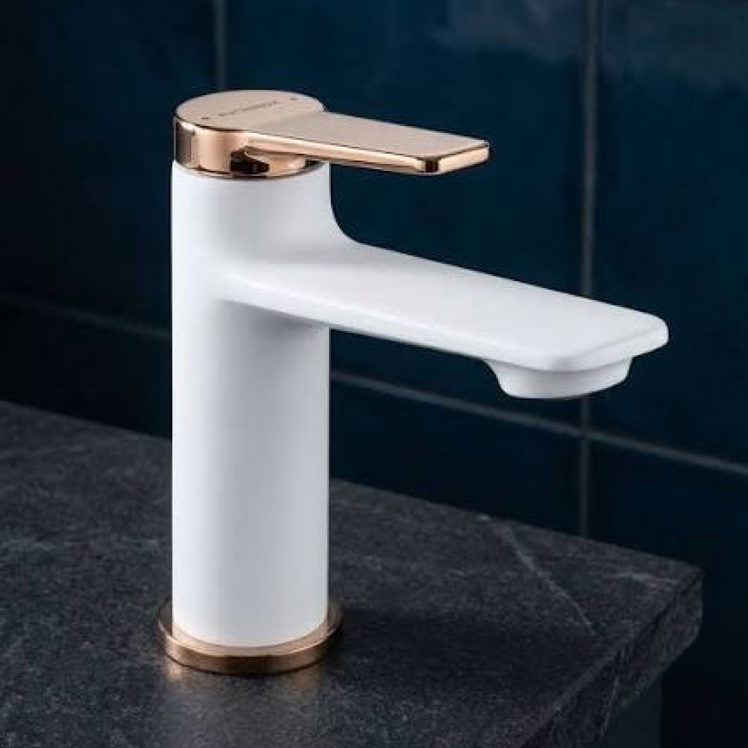 Round Basin Tap – Gold by Dream Bathroom Collection, Tap material for bathroom renovation