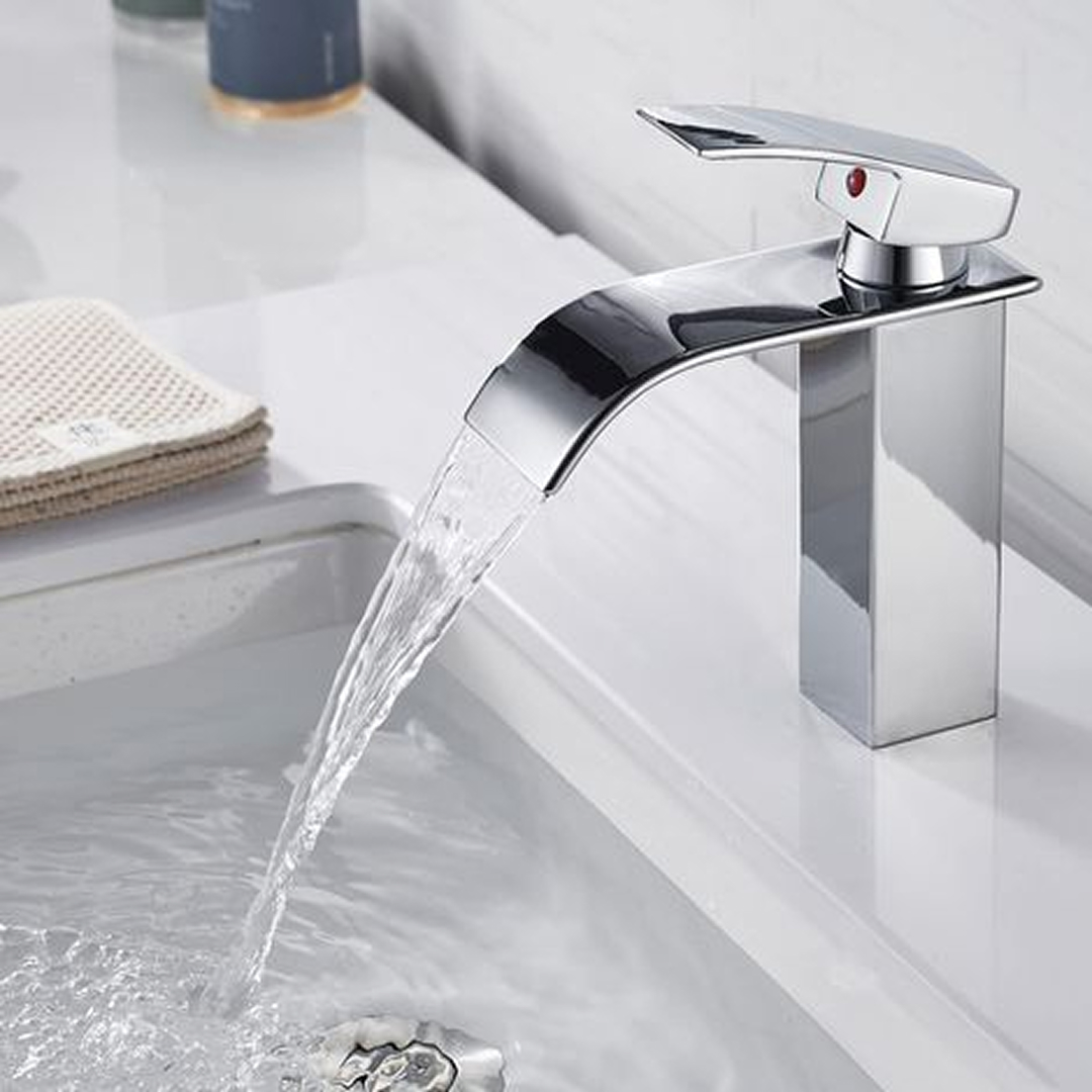 Square Basin Tap – Chrome by Dream Bathroom Collection, Tap material for bathroom renovation