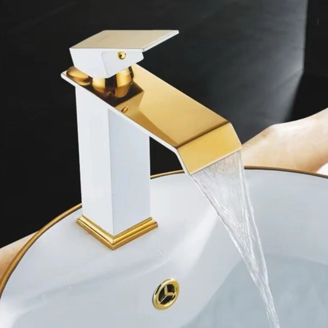 Square Basin Tap – Gold by Dream Bathroom Collection, Tap material for bathroom renovation